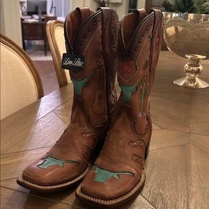 NWT Women’s Dan Post Boots - Western Dream Style #4646 - Size 9M Square Toe